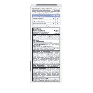 Neutrogena Healthy Skin Face Moisturizer Lotion with SPF 15 Sunscreen & Alpha Hydroxy Acid, Anti Wrinkle Cream with Glycerin, Glycolic Acid, Alpha Hydroxy, Vitamin C, Vitamin E & Vitamin B5, 2.5 fl.oz