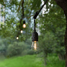 Load image into Gallery viewer, 15 Pack EMITTING Shatterproof &amp; Waterproof S14 Replacement LED Light Bulbs –1W S14 LED Bulbs, Warm White 2200K, Outdoor String Lights Vintage LED Filament Bulb, E26 Base Edison Plastic Bulb.
