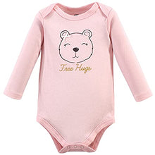 Load image into Gallery viewer, Hudson Baby Unisex Baby Cotton Long-sleeve Bodysuits, Girl Baby Bear, 0-3 Months
