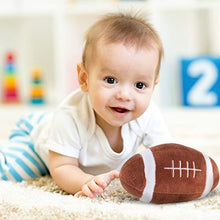 Load image into Gallery viewer, Hey! Play! My First Sports Bag Playset- Plush Soccer, Baseball, Basketball &amp; Football for Babies, Infants &amp; Toddlers- Gift Set with Storage Bag
