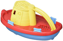 Load image into Gallery viewer, Green Toys Tugboat, Yellow/Red/Blue CB - Pretend Play, Motor Skills, Kids Bath Toy Floating Pouring Vehicle. No BPA, phthalates, PVC. Dishwasher Safe, Recycled Plastic, Made in USA.
