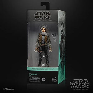 Star Wars The Black Series Jyn Erso 6-Inch-Scale Rogue One: A Story Collectible Action Figure, Toys for Kids Ages 4 and Up,F2889
