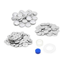 Load image into Gallery viewer, Dritz 1-1∕8" Craft Cover Buttons &amp; Tools, 1-1/8", 48ct, Gray/Silver 48
