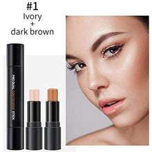 Load image into Gallery viewer, ONLYOILY Contour Stick,Concealer Contour Highlighter Stick,Cruelty Free Makeup,double-end face concealer contouring sticks cream, Waterproof Professional Makeup Cream Contour Stick Halloween (01)
