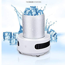 Load image into Gallery viewer, Summer For Office/Home/Vehicle Rapid Cooling Cup, Electronic Rapid Cooling and Heating, Mini Cooling Cup, 380 Ml, Aluminum Cooling Cup, Electric Cup Accessories, For Wine/Beer/Cola/Drink/Juice Cooling
