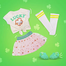 Load image into Gallery viewer, Glitter Girls Dolls by Battat – My Lucky Star Fashion Outfit (Green &amp; Pink) – 14-inch Doll Clothes and Accessories for Kids Ages 3 and Up – Children’s Toys (GG50138Z)
