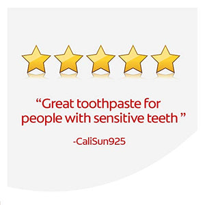 Colgate Whitening Toothpaste for Sensitive Teeth, Enamel Repair and Cavity Protection, Fresh Mint Gel, 6 Oz, Pack of 3
