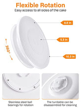 Load image into Gallery viewer, Kootek Cake Decorating Kits Supplies with Cake Turntable, 12 Numbered Cake Decorating Tips, 2 Icing Spatula, 3 Icing Smoother, 2 Silicone Piping Bag, 50 Disposable Pastry Bags and 1 Coupler
