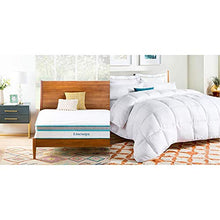 Load image into Gallery viewer, Linenspa 10 Inch Memory Foam and Innerspring Hybrid Mattress - Queen &amp; All-Season White Down Alternative Quilted Comforter - Corner Duvet Tabs - Duvet Insert or Stand-Alone Comforter - Queen
