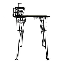 Load image into Gallery viewer, Atlantic Gaming Original Gaming Desk - 32 inch TV Stand, Charging Station, Speaker/5 Game/Controller/Headphone Storage
