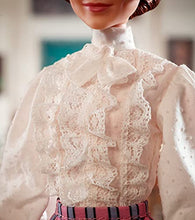 Load image into Gallery viewer, Barbie Inspiring Women Helen Keller Doll (12-inch) Wearing Blouse and Skirt, with Doll Stand &amp; Certificate of Authenticity, Gift for Kids &amp; Collectors

