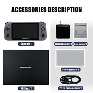 Daxceirry WIN600 Video Handheld PC Game Console Win 10 Edition 8G DDR4 with 256G M.2 SSD, Support Steam OS with AMD Athlon Silver 3050e 5.94in OCA Full Lamination IPS Screen