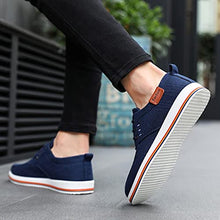Load image into Gallery viewer, Men's Canvas Shoes-RQWEIN Korean Fashion Casual Shoes Sports Shoes Outdoor Sneakers Daily Shoes Casual Board Shoes Blue
