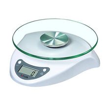 Load image into Gallery viewer, Taylor Precision Products Digital Kitchen Scale with Glass Platform, Tare Button, and Plastic Body Weighs Up to 6.6 Pounds Capacity
