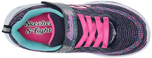 Load image into Gallery viewer, Skechers girls Sport Lighted - Shimmer Beams Sparkle Glow 20300n (Toddler) Sneaker, Navy/Multi, 9 Toddler US
