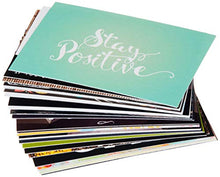Load image into Gallery viewer, Inspirational &amp; Motivational Mini Color Note Cards flat 2.5 x 3.5 set of 50
