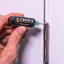 Load image into Gallery viewer, LiquidFix Door, Lock, and Hinge Lubricant | 4 oz Dropper + 0.5 oz Needle Combo Pack | Door Hinge Lubricant &amp; Sliding Door Lubricant | Long-Lasting Squeaky Door Oil for Hinges and Sliding Glass Doors
