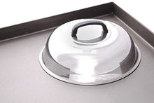 Load image into Gallery viewer, Blackstone Griddle Accessories - 12 Inch Round Basting Cover - Stainless Steel - Cheese Melting Dome and Steaming Cover - Best for Use in Flat Top Griddle Grill Cooking Indoor or Outdoor
