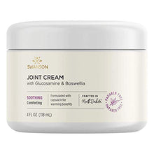 Load image into Gallery viewer, Swanson Joint Cream with Glucosamine &amp; Boswellia 4 fl Ounce (118 ml) Cream
