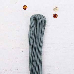 12 Skeins ThreadArt Premium Egyptian Long Fiber Cotton Embroidery Floss | Light Blue | 6 Strand Divisible Thread 8.75yds Each For Hand Embroidery, Friendship Bracelets, Cross stitch and Crafts