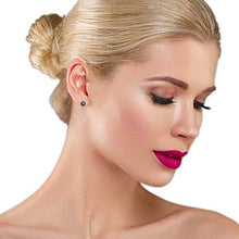 Load image into Gallery viewer, AVORA 925 Sterling Silver 6mm Hematite Ball Stud Earrings
