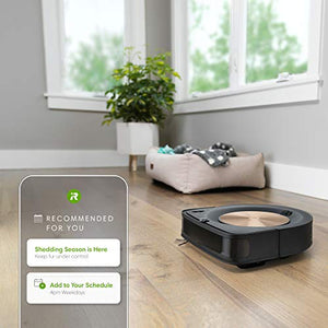 iRobot Roomba s9+ (9550) Robot Vacuum with Automatic Dirt Disposal- Empties itself, Wi-Fi Connected, Smart Mapping, Powerful Suction, Anti-Allergen System, Corners & Edges, Ideal for Pet Hair, black