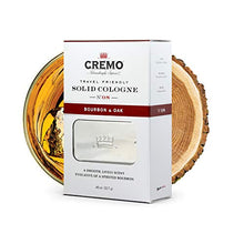 Load image into Gallery viewer, Cremo Bourbon &amp; Oak Travel Friendly Solid Cologne, A Sophisticated Blend of Distiller’s Spice, Fine Bourbon and White Oak.45 Oz
