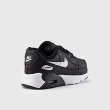 Load image into Gallery viewer, Nike Air Max 90 Leather Ankle-High Fashion Sneaker, Black/White/Black, 7 Toddler
