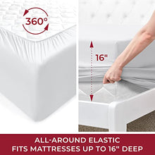 Load image into Gallery viewer, Mellanni Queen Sheet Set - Hotel Luxury 1800 Bedding Sheets &amp; Pillowcases - Extra Soft Cooling Bed Sheets - Deep Pocket up to 16 inch Mattress - Wrinkle, Fade, Stain Resistant - 4 Piece (Queen, White)
