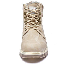 Load image into Gallery viewer, Work Hiking Boots For Women Waterproof - Womens Outdoor Ankle Boots Lightweigh, Snow Winter Boots For Trekking Camping Cycling FNW18-L-BEIGE-G-6
