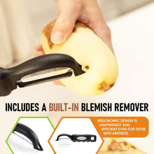 Load image into Gallery viewer, Spring Chef Premium Swivel Vegetable Peeler, Black

