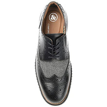 Load image into Gallery viewer, Thomas &amp; Vine Wilder Wingtip Derby Black 9 Medium Mens US
