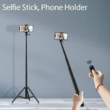 Load image into Gallery viewer, 12-inch Selfie Ring Light, Selfie Stick Tripod 76.8-inch Expandable, Tablet Holder Mobile Phone Holder 3 Light Modes, for Makeup/Photography/YouTube/Vlog/TIK Tok/Live/Streaming with Bluetooth Shutter
