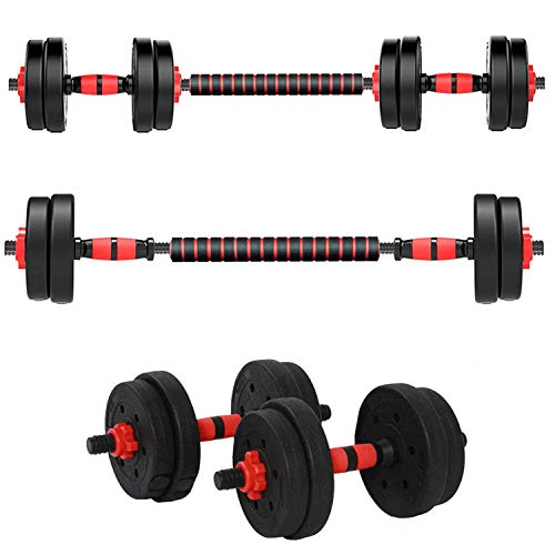 yuai Adjustable Dumbbell Pair, 22LB Dumbbell Set, Dumbbell Combination Environmental Dumbbell Barbell for Strength Training, Weight Loss, Workout Bench, Gym Equipment, and Home Heavy Dumbbells