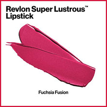 Load image into Gallery viewer, Revlon Super Lustrous Lipstick, High Impact Lipcolor with Moisturizing Creamy Formula, Infused with Vitamin E and Avocado Oil in Pink Pearl, Fuchsia Fusion (657)

