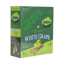 Load image into Gallery viewer, 15PK Display - Endo Pre-Rolled Hemp Wraps - White Grape
