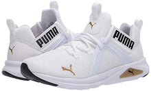 Load image into Gallery viewer, PUMA Men's Enzo 2 Sneaker, White-Gold Black, 11.5 M US

