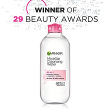 Load image into Gallery viewer, Garnier SkinActive Micellar Cleansing Water For All Skin Types, 13.5 Ounces (Pack of 2)
