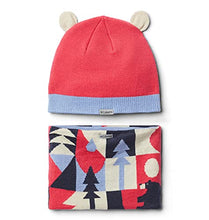 Load image into Gallery viewer, Columbia Boys' Toddler Girls' Snow More II Set, Bright Geranium Bearly There Print, One Size
