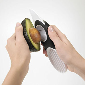 OXO Good Grips 3-in-1 Avocado Slicer, White/Black