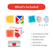 Load image into Gallery viewer, Osmo - Genius Starter Kit for iPad - 5 Hands-On Learning Games - Ages 6-10 - Math, Spelling, Problem Solving, Creativity &amp; More - (Osmo iPad Base Included), Multicolor
