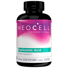 Load image into Gallery viewer, NeoCell Hyaluronic Acid, Daily Hydration for Skin Hydration &amp; Suppleness, 100mg ,60 Capsules (Package May Vary)
