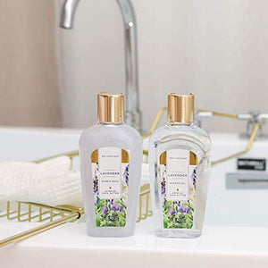 Bath Baskets for Women Gift, Home Spa Gift Basket for Women, Spa Luxetique Lavender Spa Set with Body Lotion, Bath Salt, Bath Bombs, Relaxation Bath Gifts for Women, Mother’s Day Gift Baskets