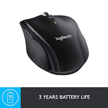 Load image into Gallery viewer, Logitech M705 Marathon Wireless Mouse, 2.4 GHz USB Unifying Receiver, 1000 DPI, 5-Programmable Buttons, 3-Year Battery, Compatible with PC, Mac, Laptop, Chromebook - Black
