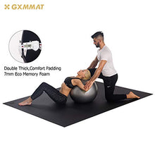 Load image into Gallery viewer, GXMMAT Extra Large Yoga Mat 6'x8'x7mm, Thick Workout Mats for Home Gym Flooring, Non-Slip Quick Resilient Barefoot Exercise Mat, Non Toxic Ultra Comfortable Cardio Mat for Pilates, Stretching, Fitness
