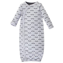 Load image into Gallery viewer, Touched by Nature Baby Organic Cotton Kimono Gowns, Mr. Moon, Preemie
