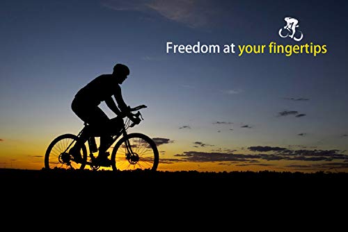 Load image into Gallery viewer, HIRUNS Full Mountain Bike,Mens and Womens Professional 21 Speed Gears 26in Bicycle, Twist Shift, White and Blue