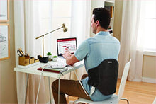 Load image into Gallery viewer, Sunbeam Heating Pad Back Wrap with Adjustable Strap | Contoured for Back Pain Relief | 4 Heat Settings with 2 Hour Auto Off | 23 x 15 Inch, Slate Grey
