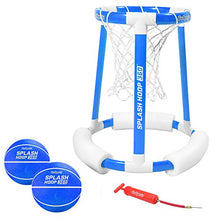 Load image into Gallery viewer, GoSports Splash Hoop 360 Floating Pool Basketball Game, Includes Water Basketball Hoop, 2 Balls and Pump
