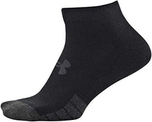 Load image into Gallery viewer, Under Armour Adult Performance Tech Low Cut Socks, Multipairs , Black (3-Pairs) , Medium
